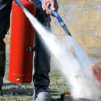 Imagem de extintor de incêndio