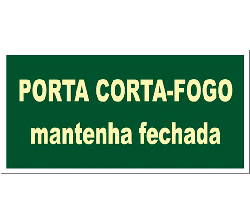 Imagem de Manter a Porta Corta-Fogo da Saída de Emergência Fechada